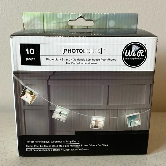 Photo Lights Strand - 10 LED Mini Light Boxes - Picture 1 of 2